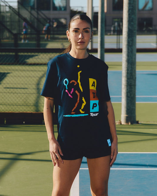 ATP ATP Previous Winners T-Shirt - Navy T-Shirt