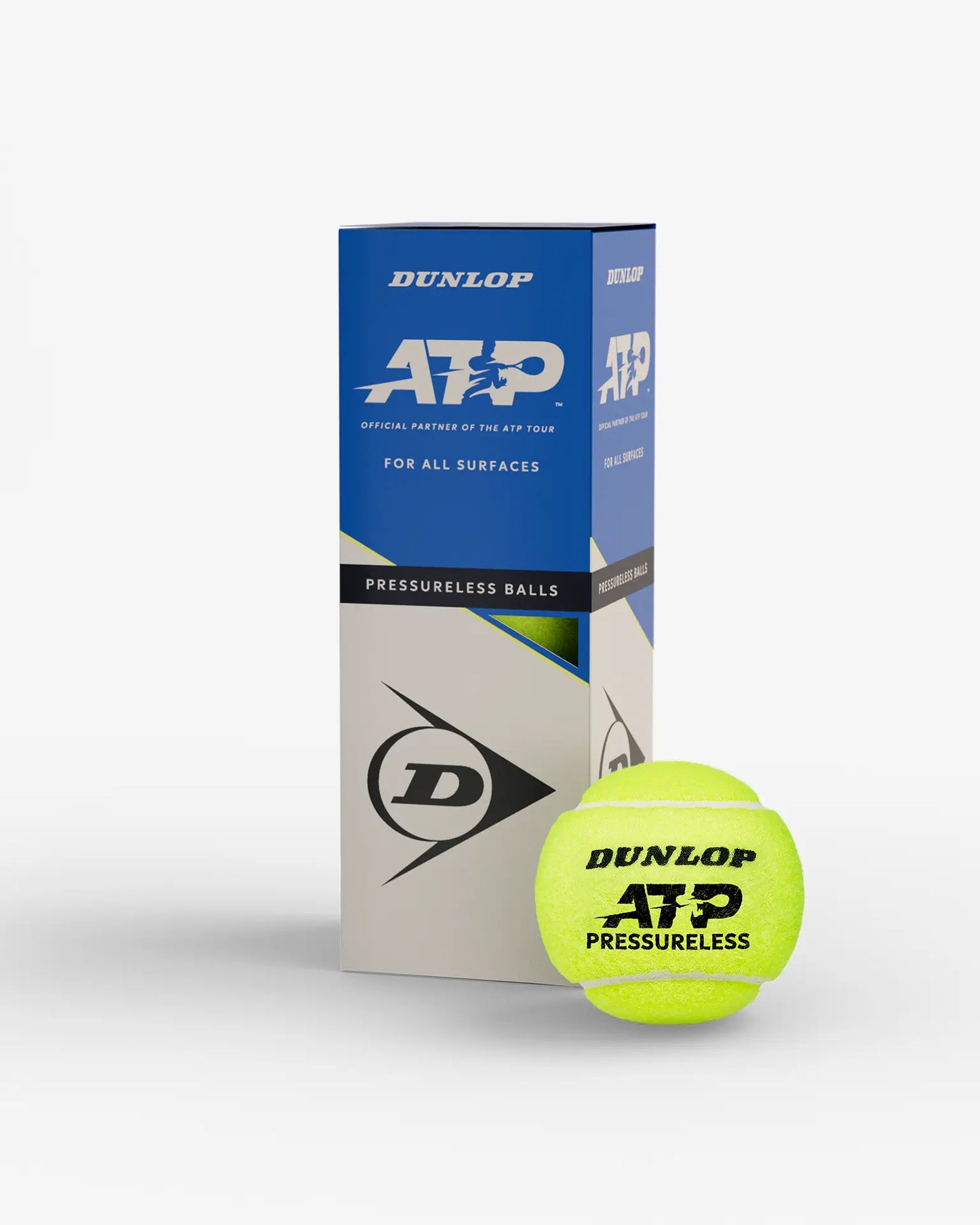 Dunlop Dunlop ATP Pressureless Balls - 3 Pack Tennis Balls