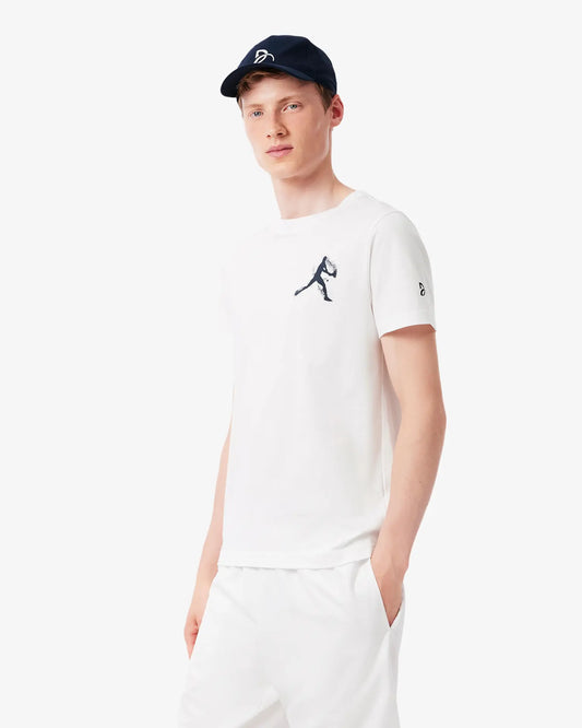 Lacoste Lacoste Novak Djokovic Fan Pack - White / Navy T-Shirt