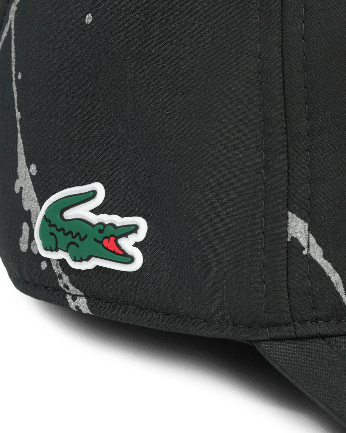 Lacoste Lacoste Reflective Print Tennis Cap - Black Cap