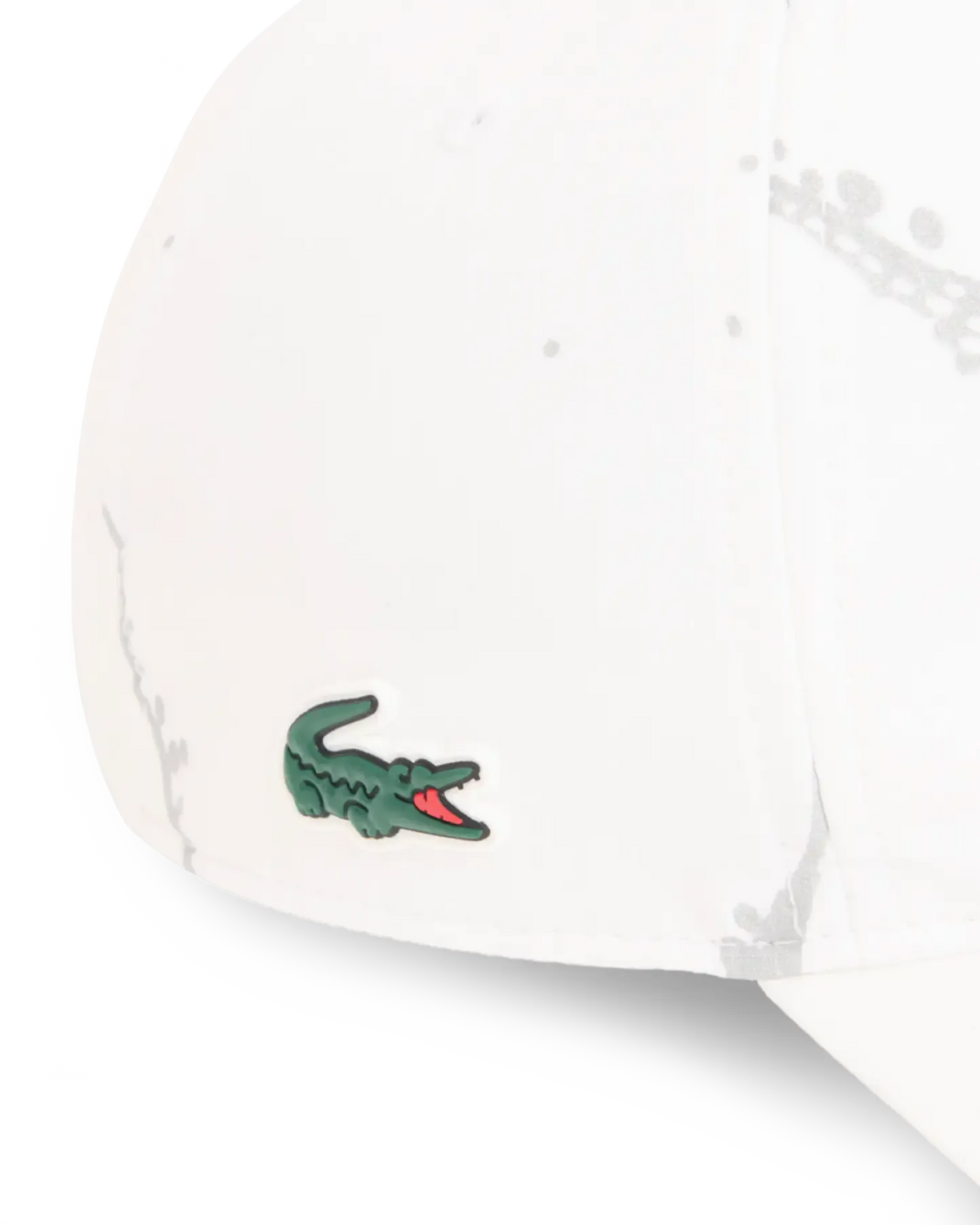 Lacoste Lacoste Tennis-Cap mit reflektierendem Print – Weiß