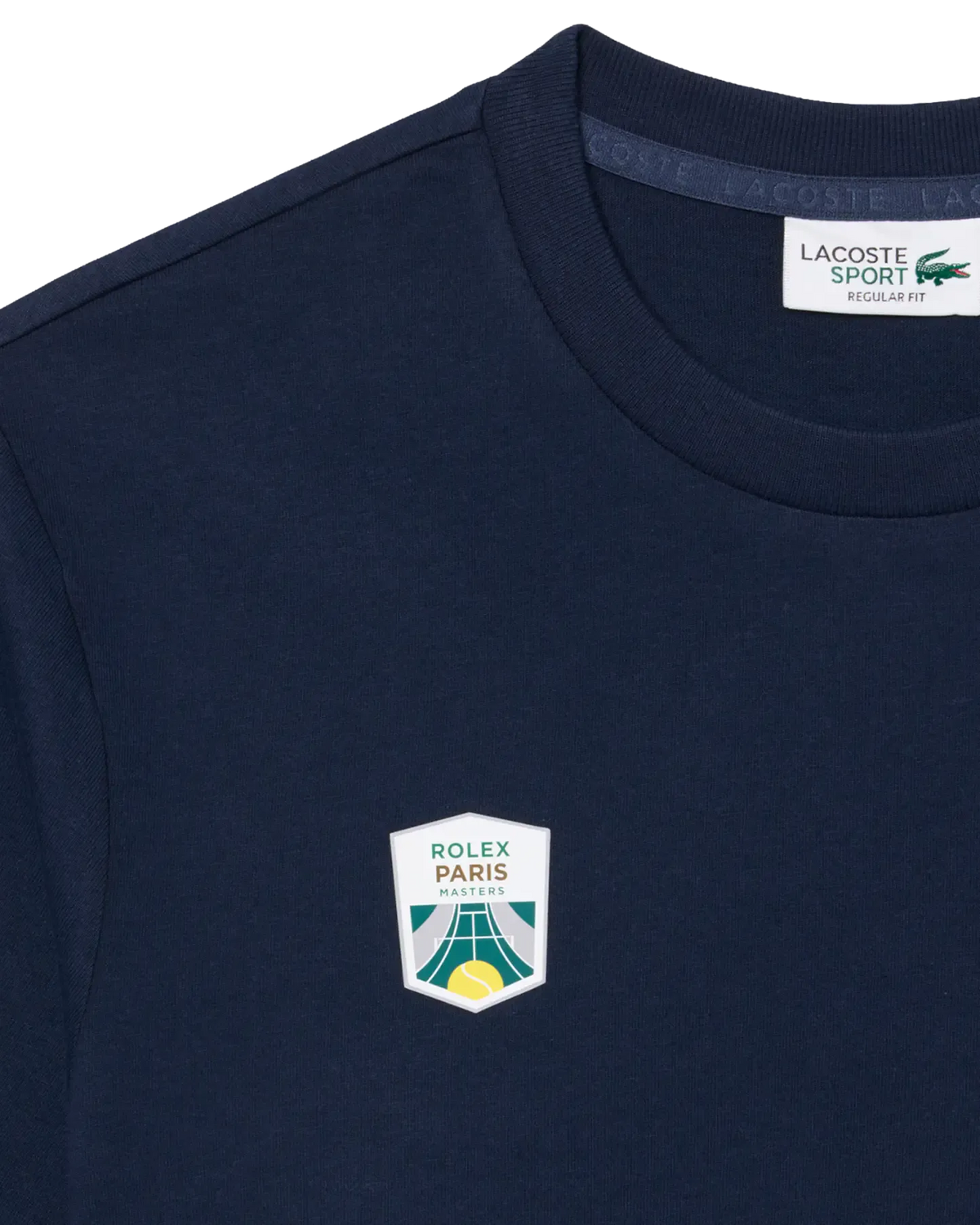 Lacoste Lacoste Rolex Paris Masters Edition T-Shirt – Marineblaues T-Shirt