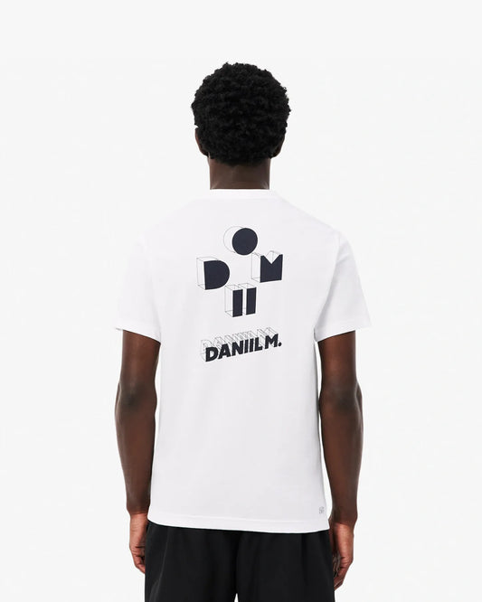 Camiseta Lacoste Ultra Dry Daniil Medvedev - Branca