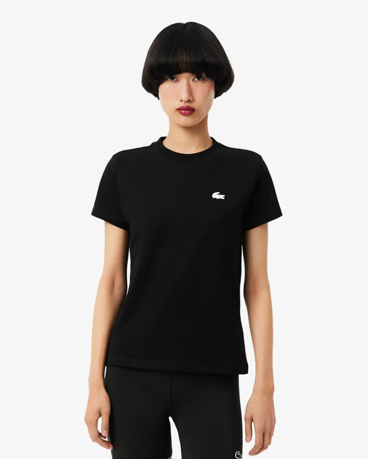 Camiseta clásica para mujer Lacoste - camiseta negra 8