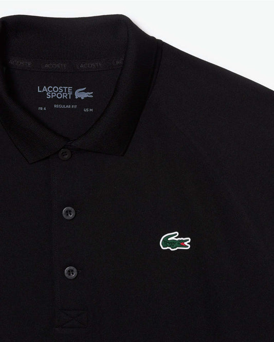Lacoste Lacoste x ATP Core polo raglán - polo negro