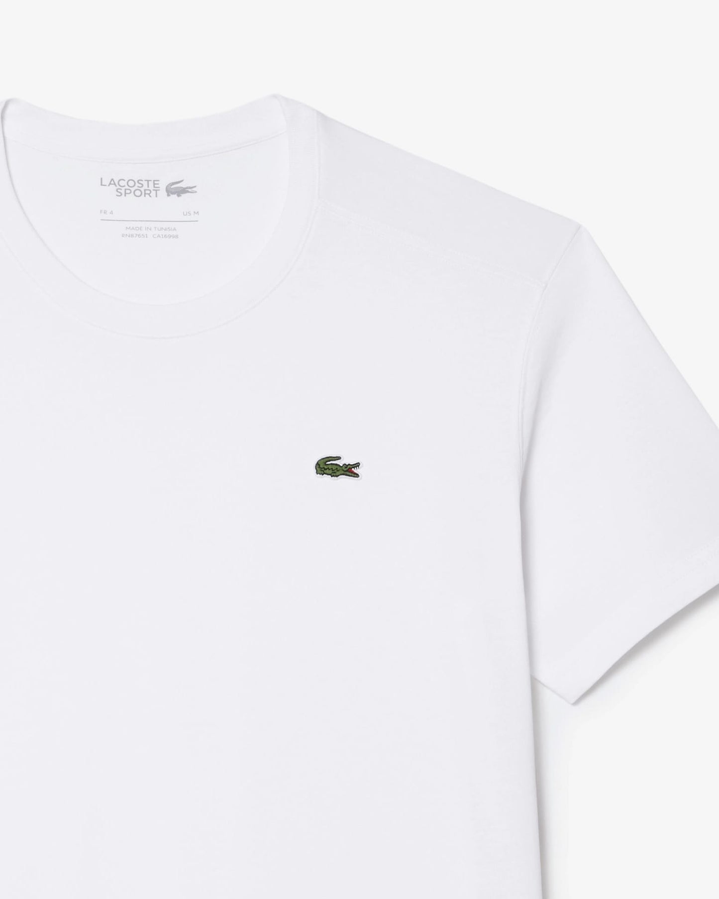 Lacoste Lacoste x ATP Poly/Cotton Classic T-Shirt - White T-Shirt