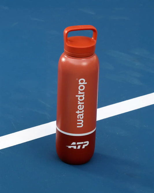Borraccia termica multiuso ufficiale waterdrop ATP Tour - 1L - rosso argilla