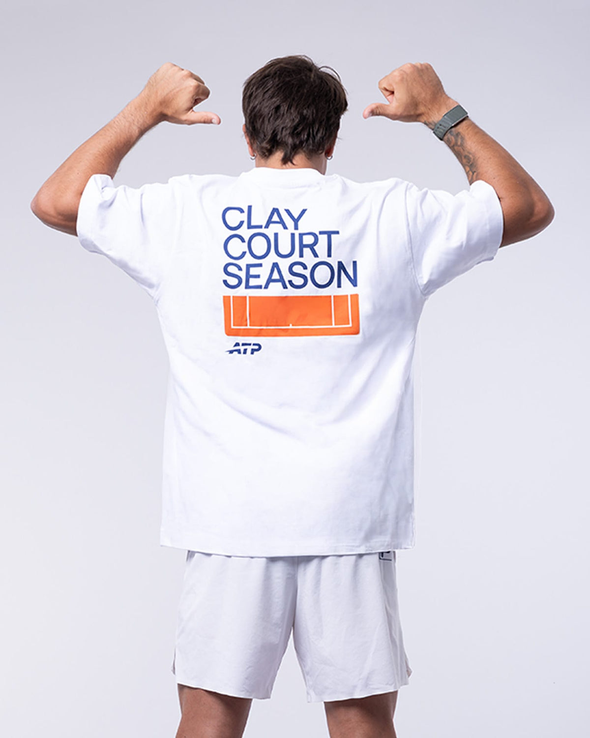 ATP ATP Clay Court Season T-Shirt - White T-Shirt
