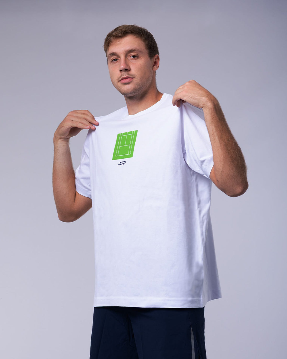 ATP ATP Grass Court Season T-Shirt - White T-Shirt