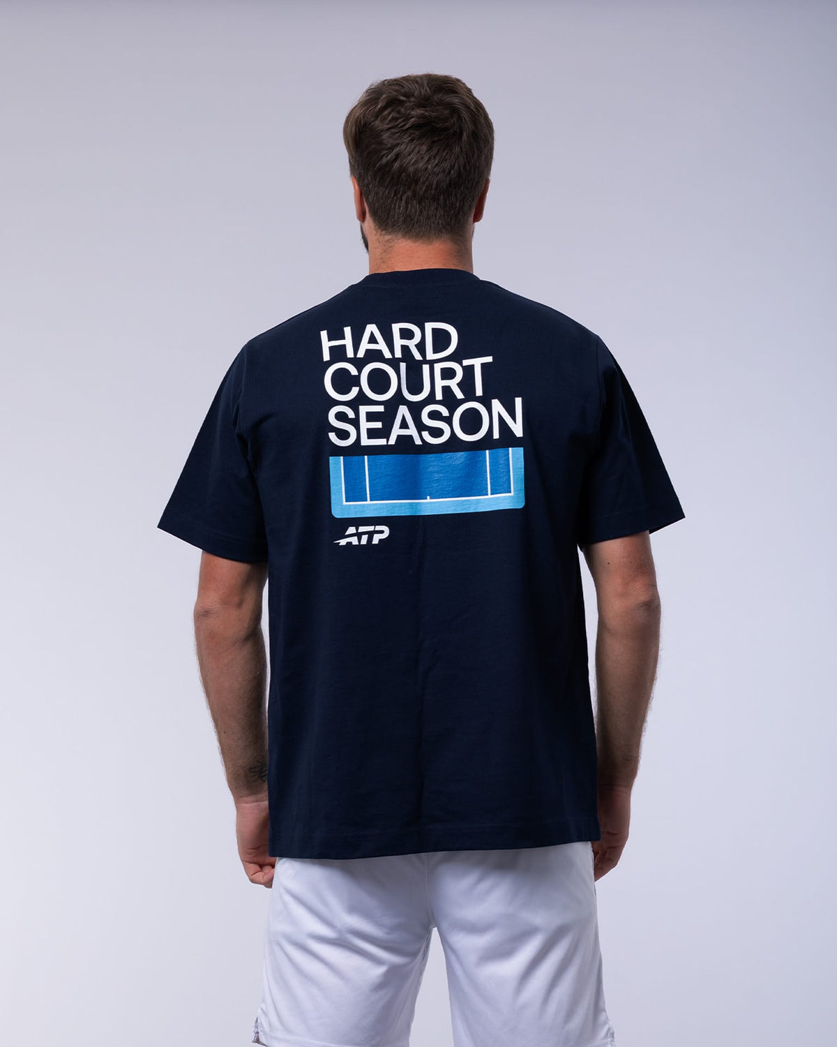 ATP ATP Hard Court Season T-Shirt - Navy T-Shirt