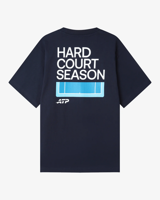 ATP ATP Hard Court Season T-Shirt - Navy T-Shirt