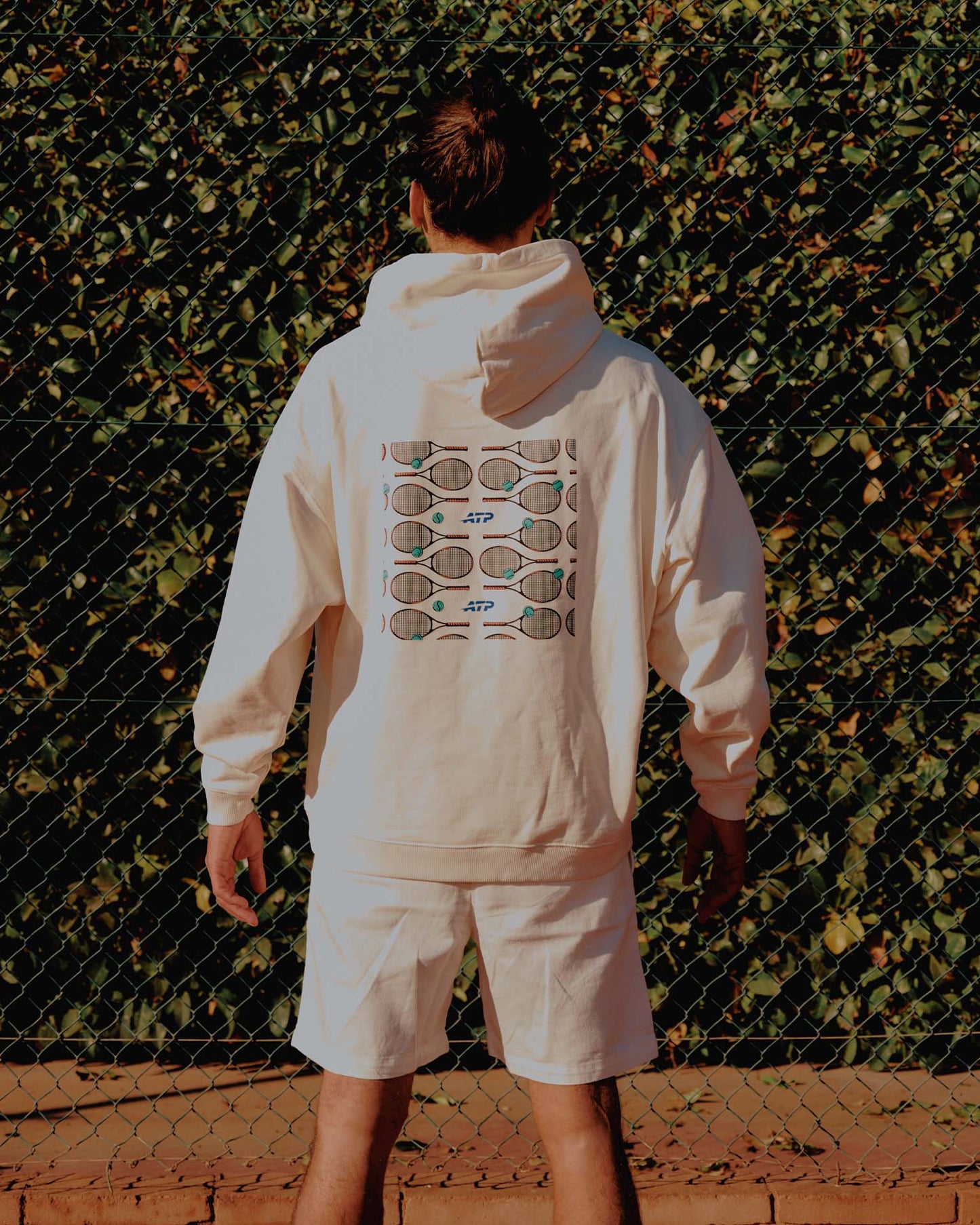 ATP ATP Marks Of Greatness Hoodie - Cream Hoodie