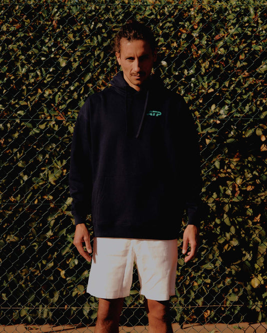 ATP ATP Marks Of Greatness Hoodie - Navy Hoodie