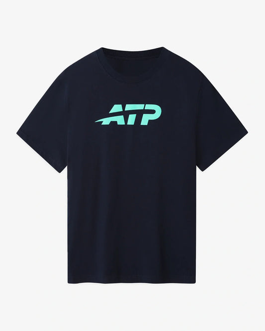 ATP ATP Marks Of Greatness Large Logo T-Shirt - Dark Blue T-Shirt