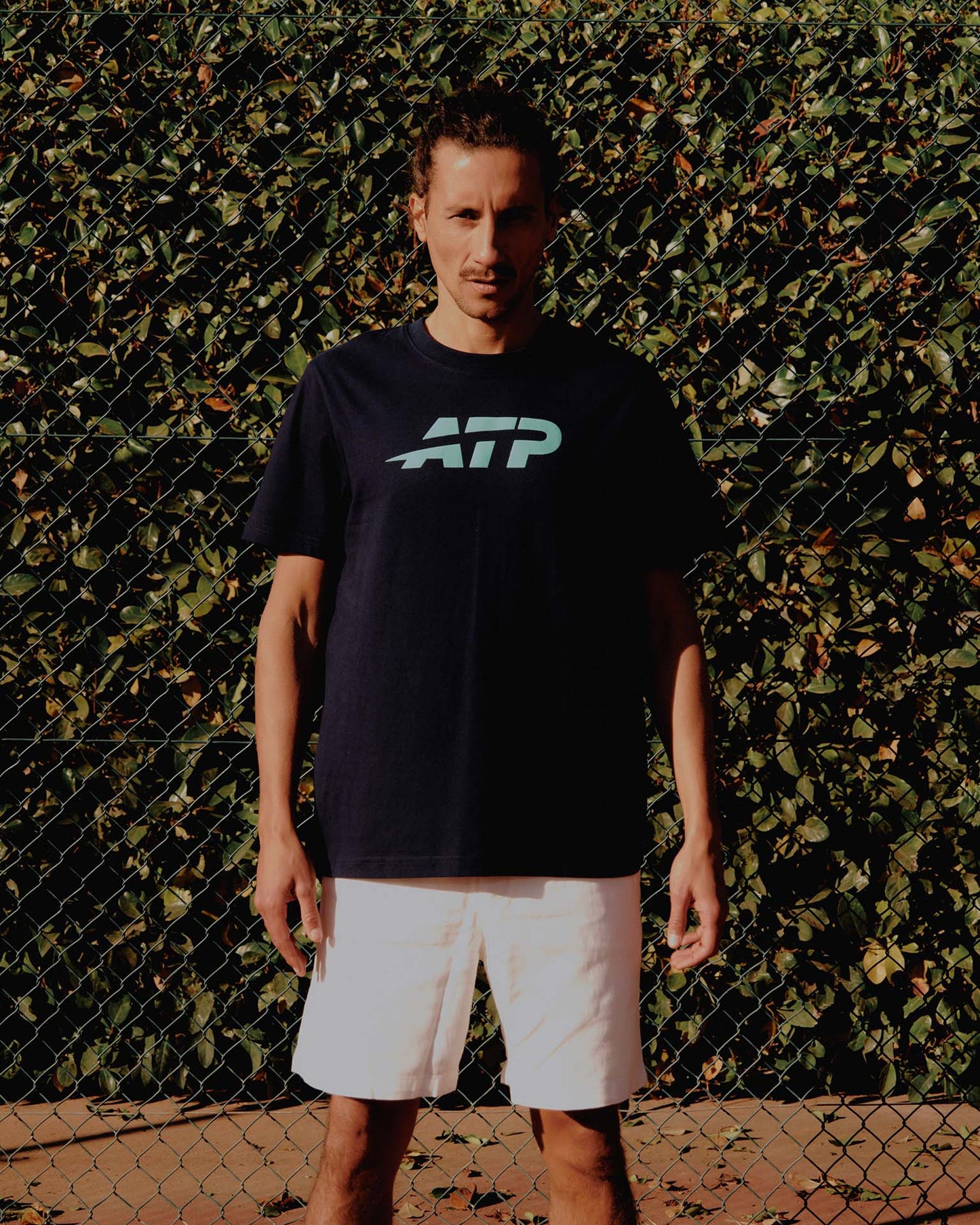 ATP ATP Marks Of Greatness Large Logo T-Shirt - Dark Blue T-Shirt