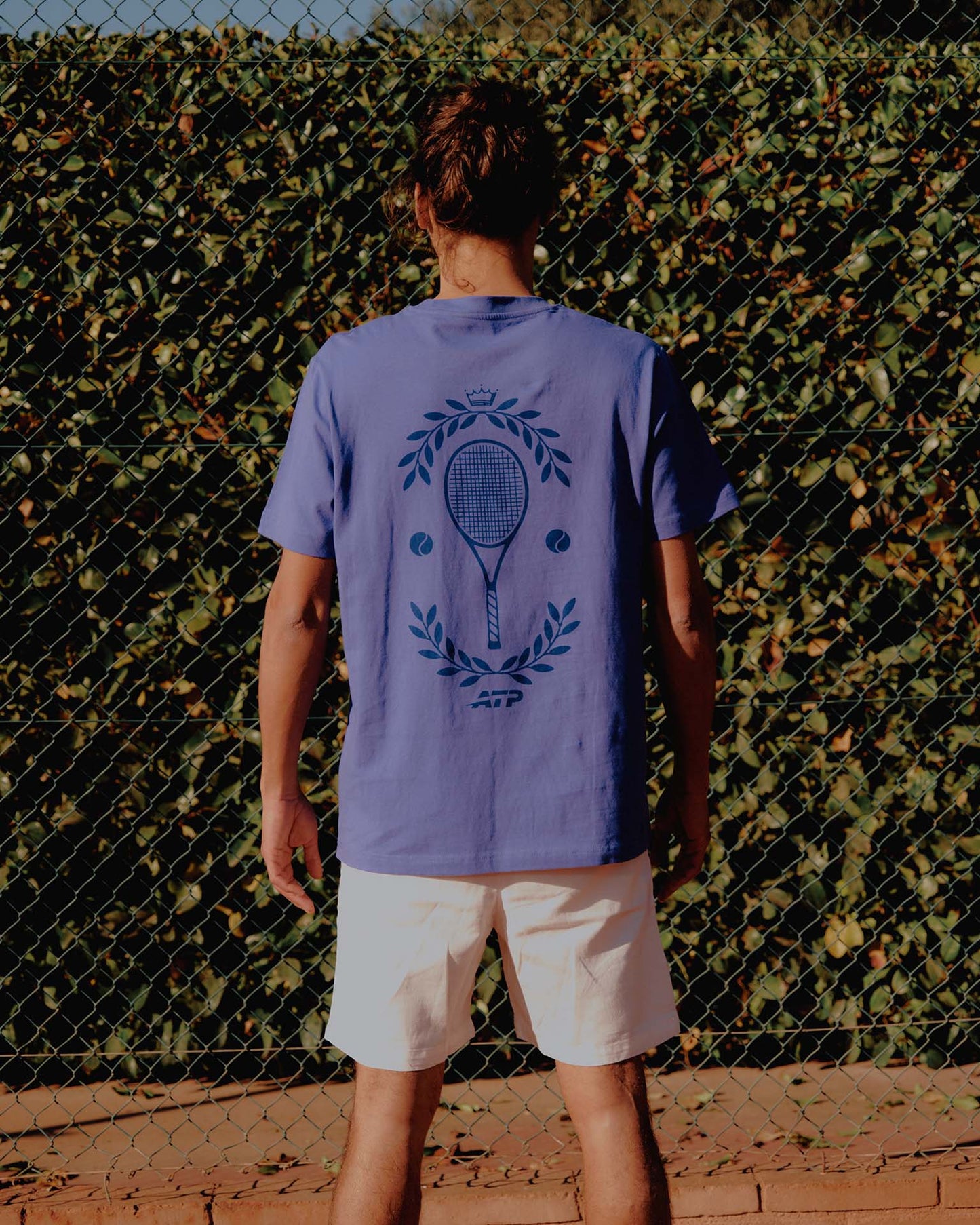 ATP ATP Marks Of Greatness Large Logo T-Shirt - Purple T-Shirt