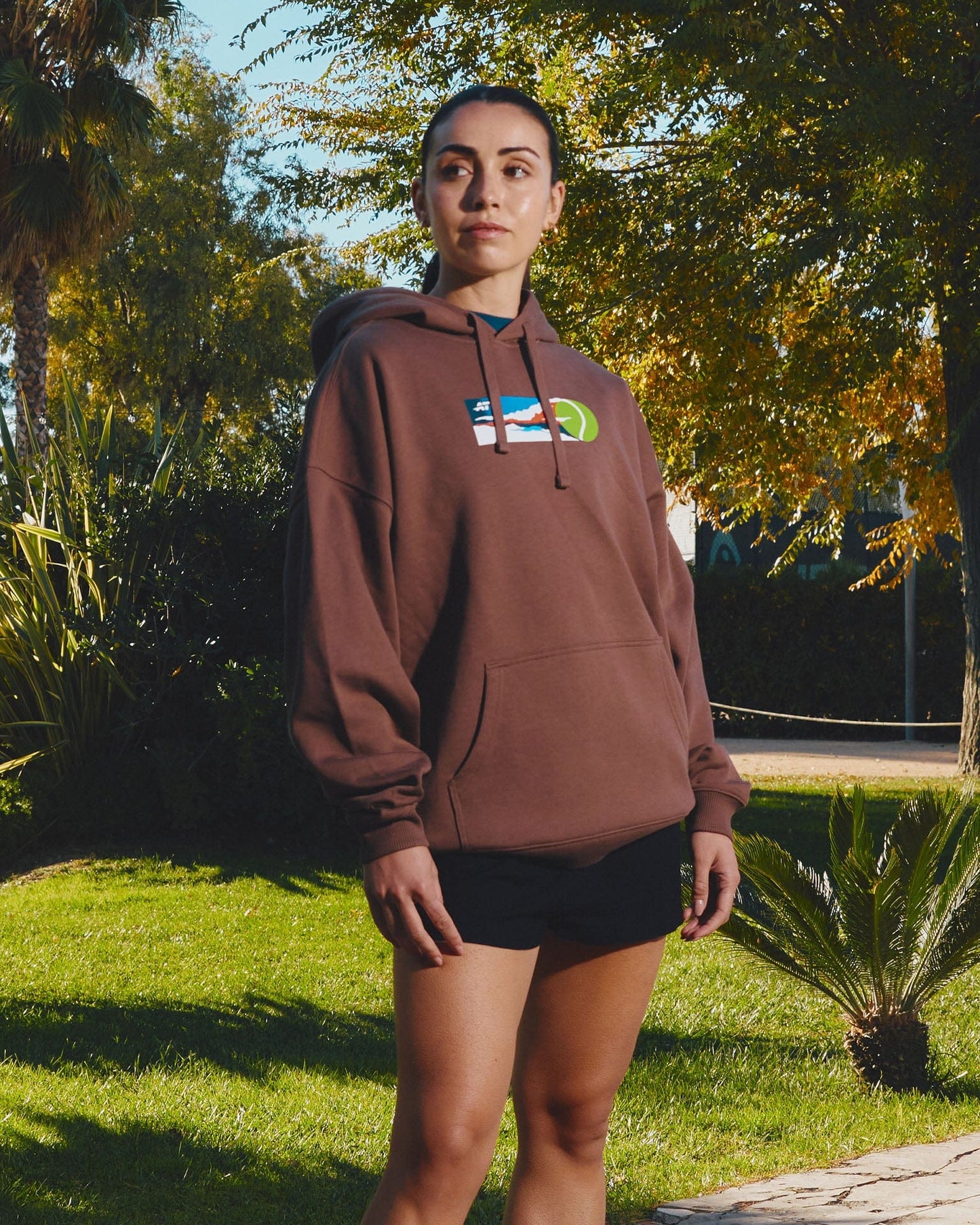 ATP ATP The Ball Is Everything Hoodie Ball Strike - Brown Hoodie