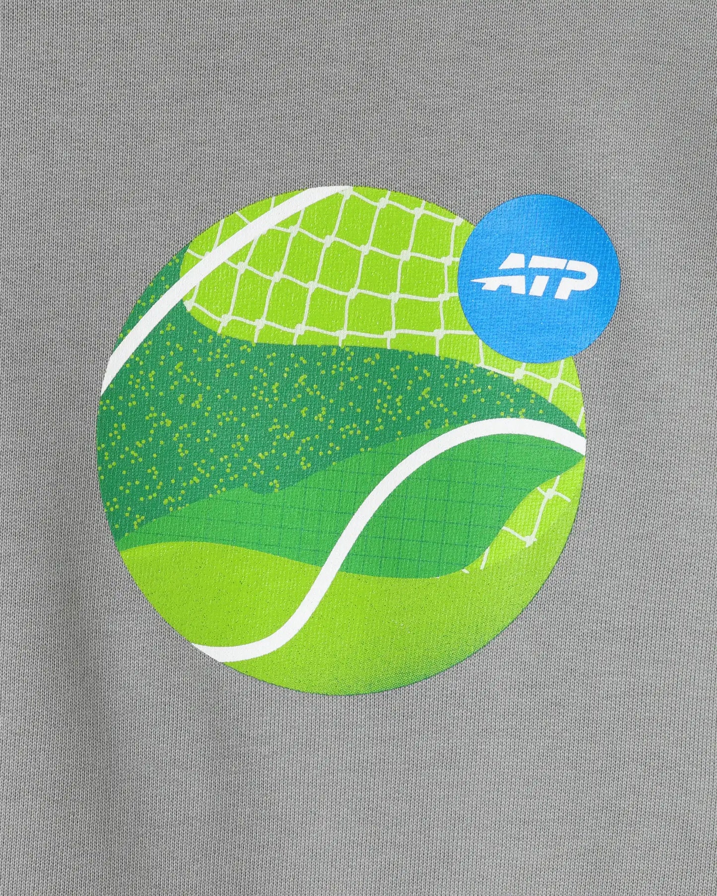ATP ATP The Ball Is Everything Hoodie Centre Court - Grey Hoodie