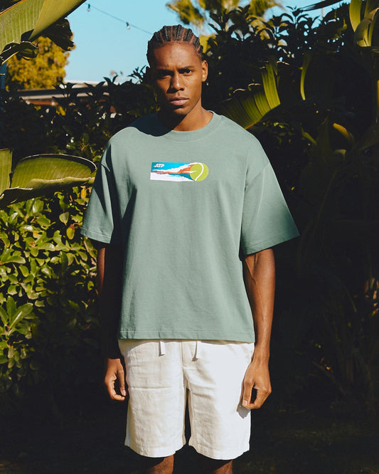 ATP ATP The Ball Is Everything T-Shirt Ball Strike - Green T-Shirt