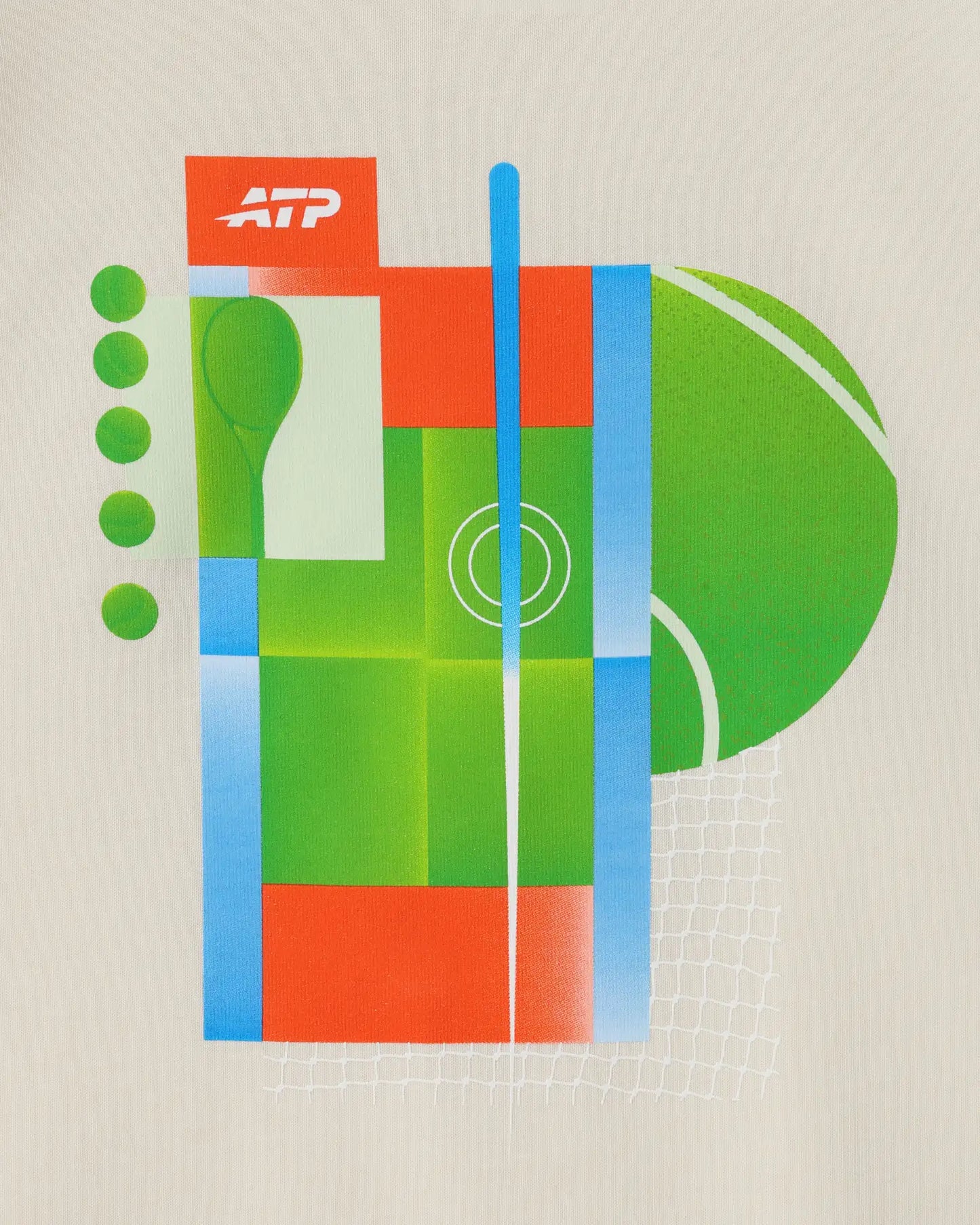 ATP ATP The Ball Is Everything T-Shirt Centre Court - Cream T-Shirt