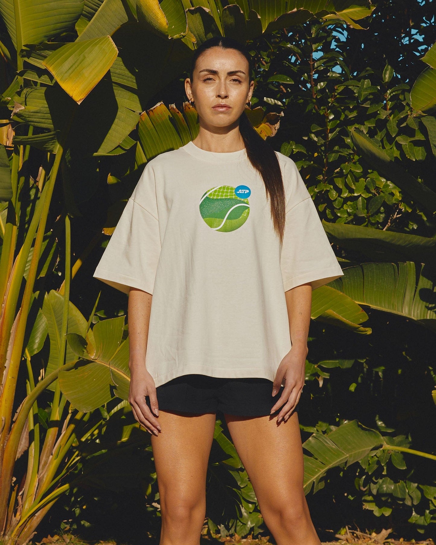 ATP ATP The Ball Is Everything  T-Shirt Centre Court - Cream T-Shirt