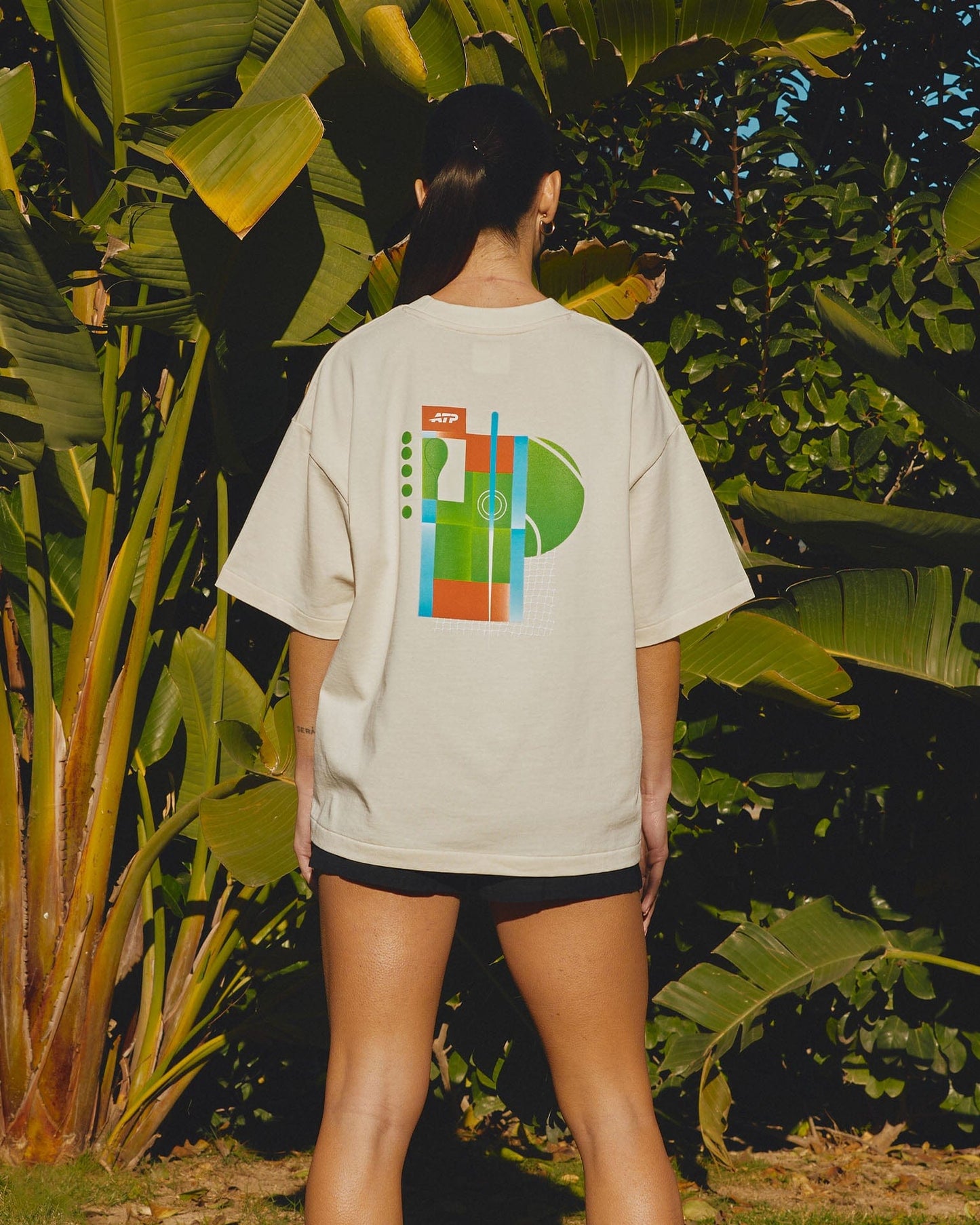 ATP ATP The Ball Is Everything  T-Shirt Centre Court - Cream T-Shirt