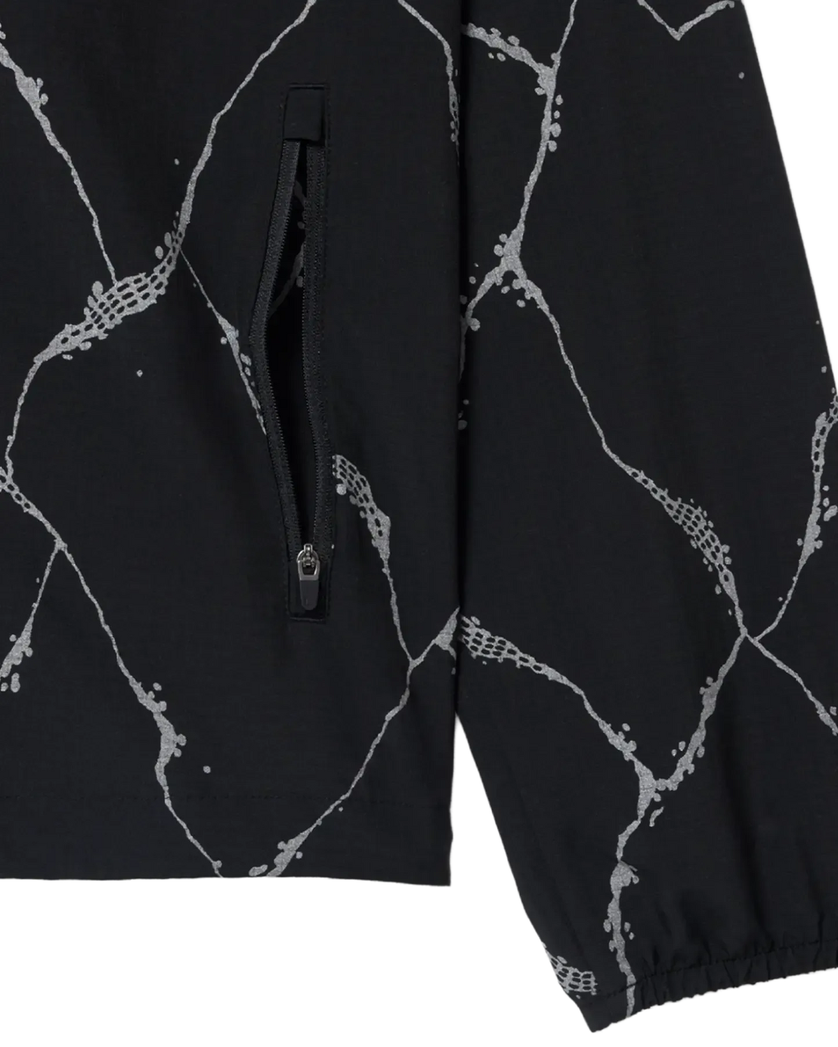 ATP Store Lacoste Hooded Reflective Print Tennis Jacket - Black Jacket
