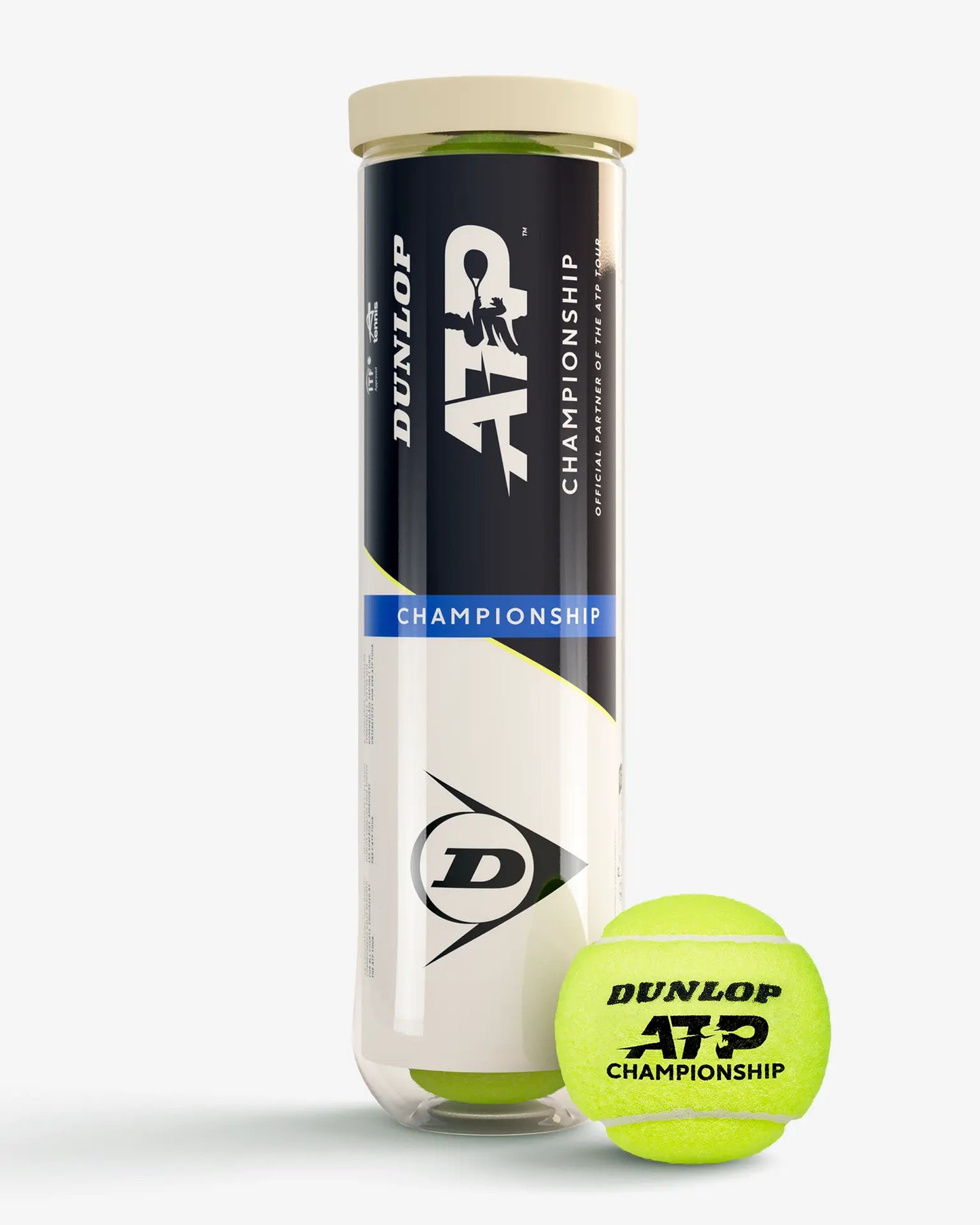 Dunlop Dunlop ATP Championship Ball - 4 Pack Tennis Balls
