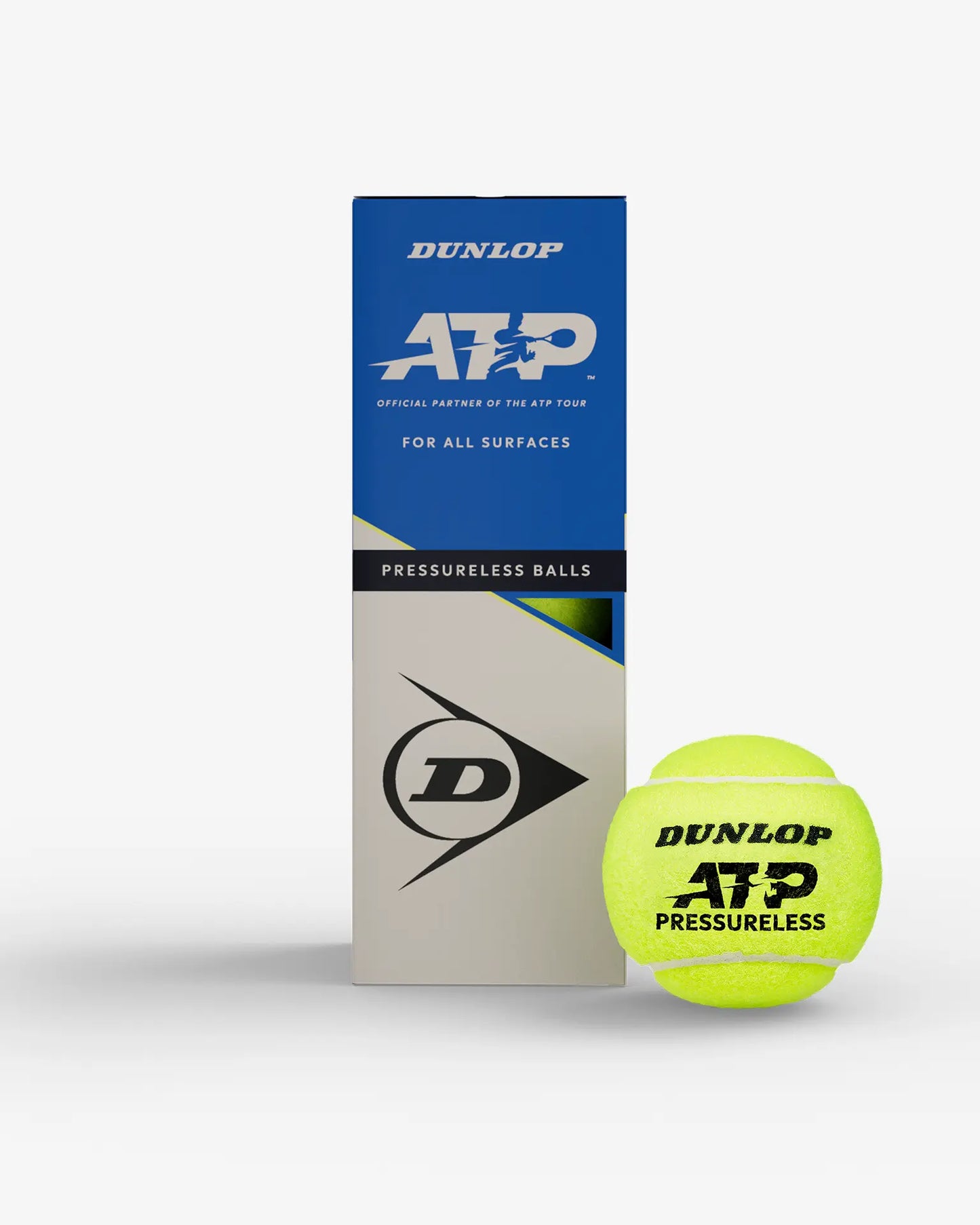 Dunlop Dunlop ATP Pressureless Balls - 3 Pack Tennis Balls