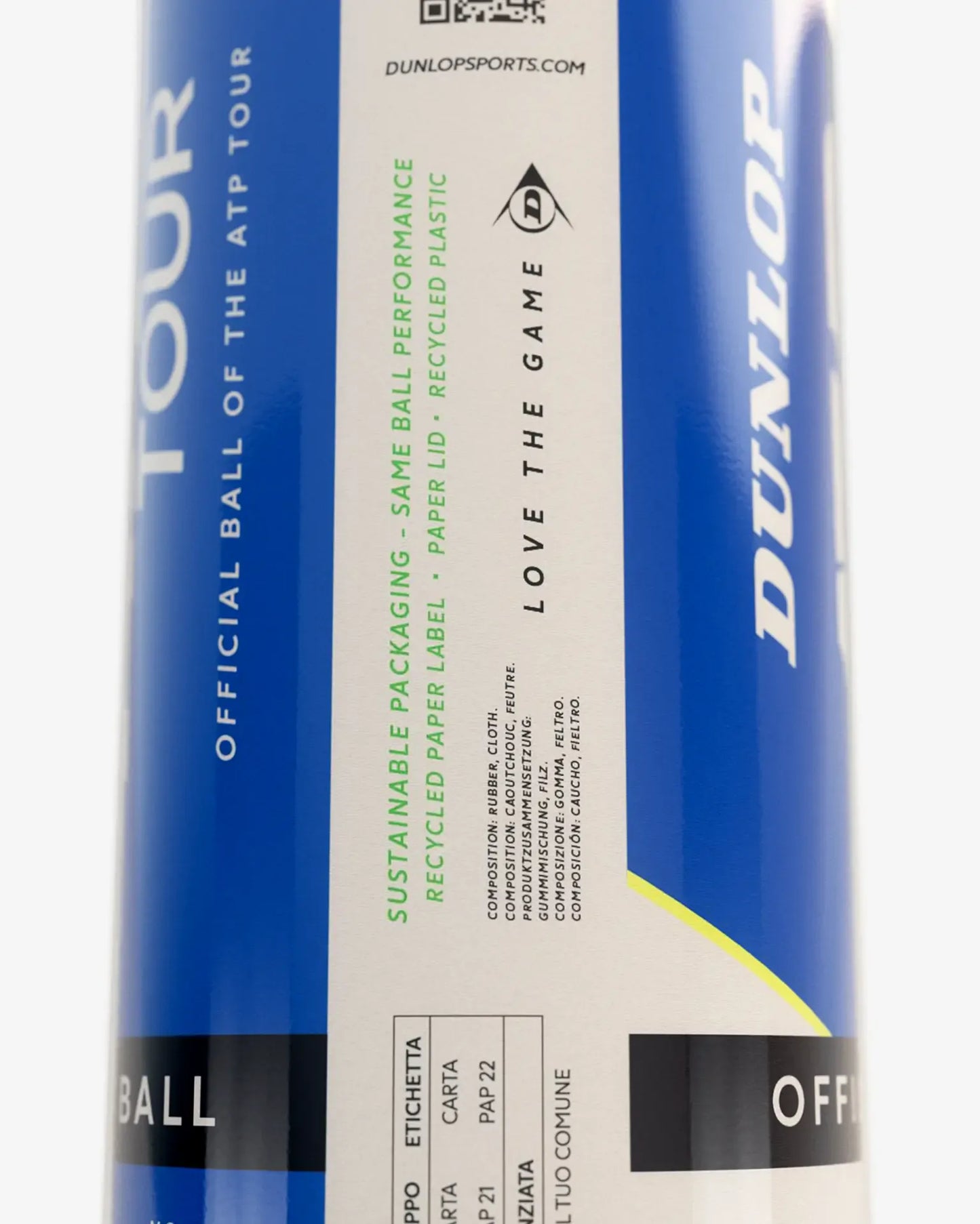 Dunlop Dunlop ATP Tour Offical Ball - 4 Pack Tennis Balls