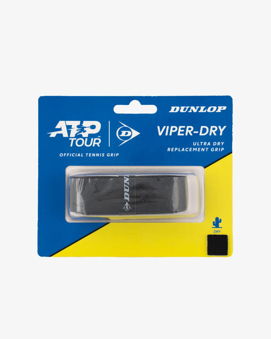 Dunlop Dunlop ATP Tour Viper-Dry Grip - Black Tennis Grip Tape