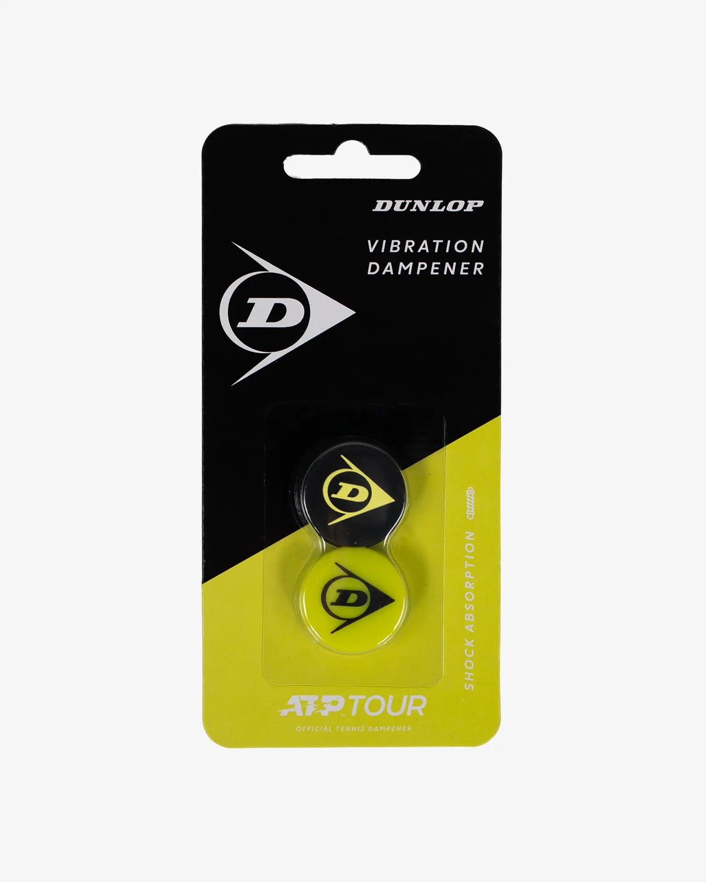Dunlop Dunlop Flying D Dampener - 2 Pack - Yellow/Black Tennis Dampener