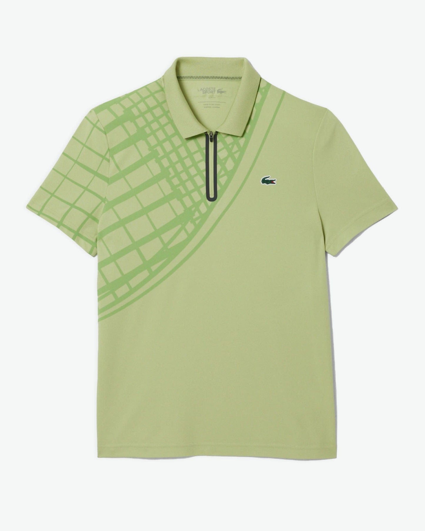 Lacoste Lacoste All Players On-Court Polo - Light Green Polo Shirt