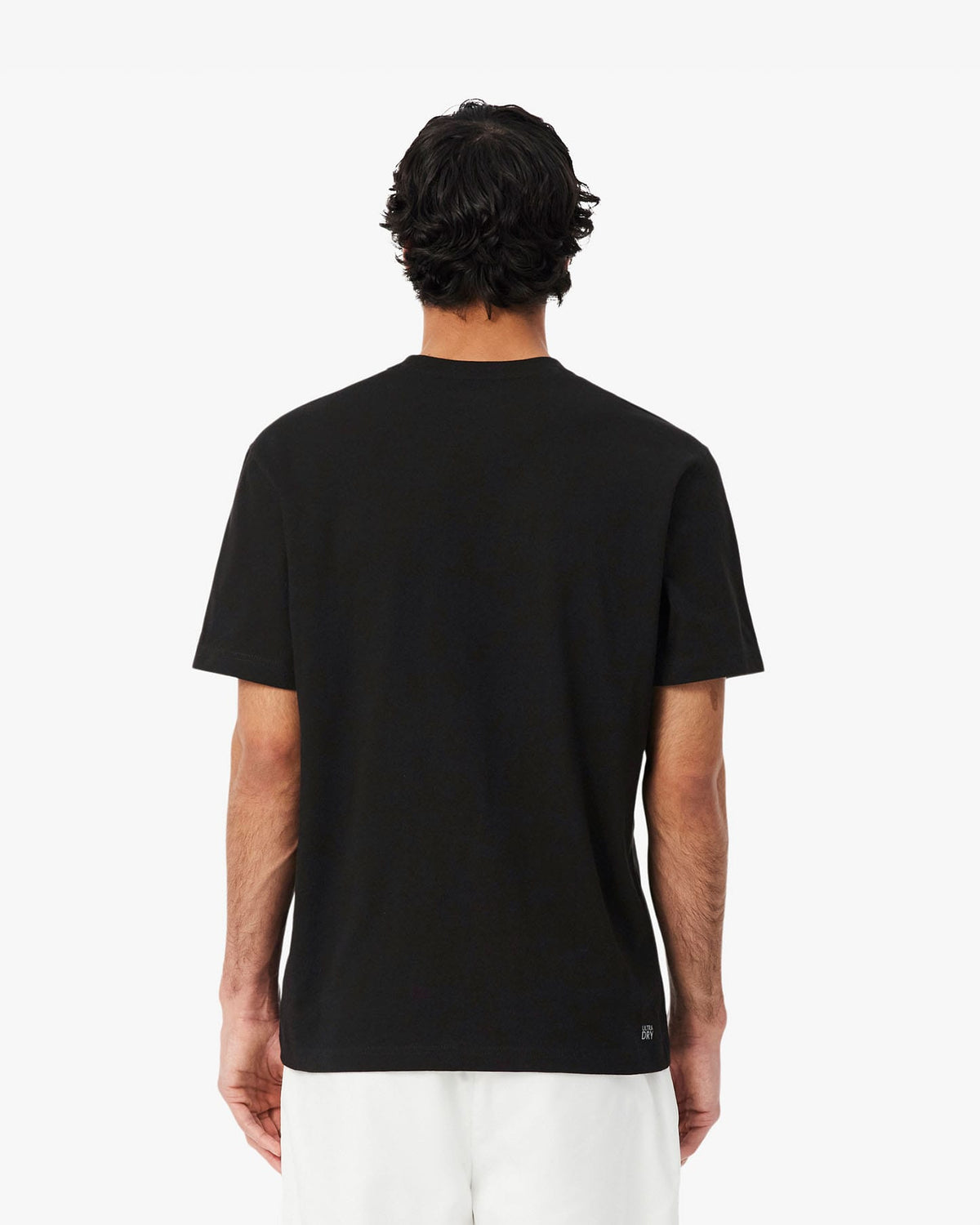 Lacoste Lacoste Carry Over Poly/Cotton T-Shirt - Black T-Shirt
