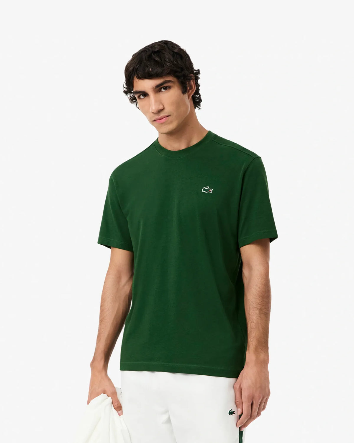Lacoste Lacoste Carry Over Poly/Cotton T-Shirt - Green T-Shirt