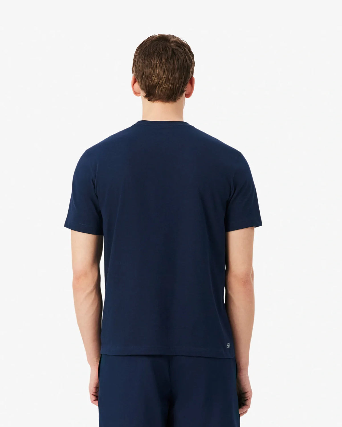 Lacoste Lacoste Carry Over Poly/Cotton T-Shirt - Navy T-Shirt