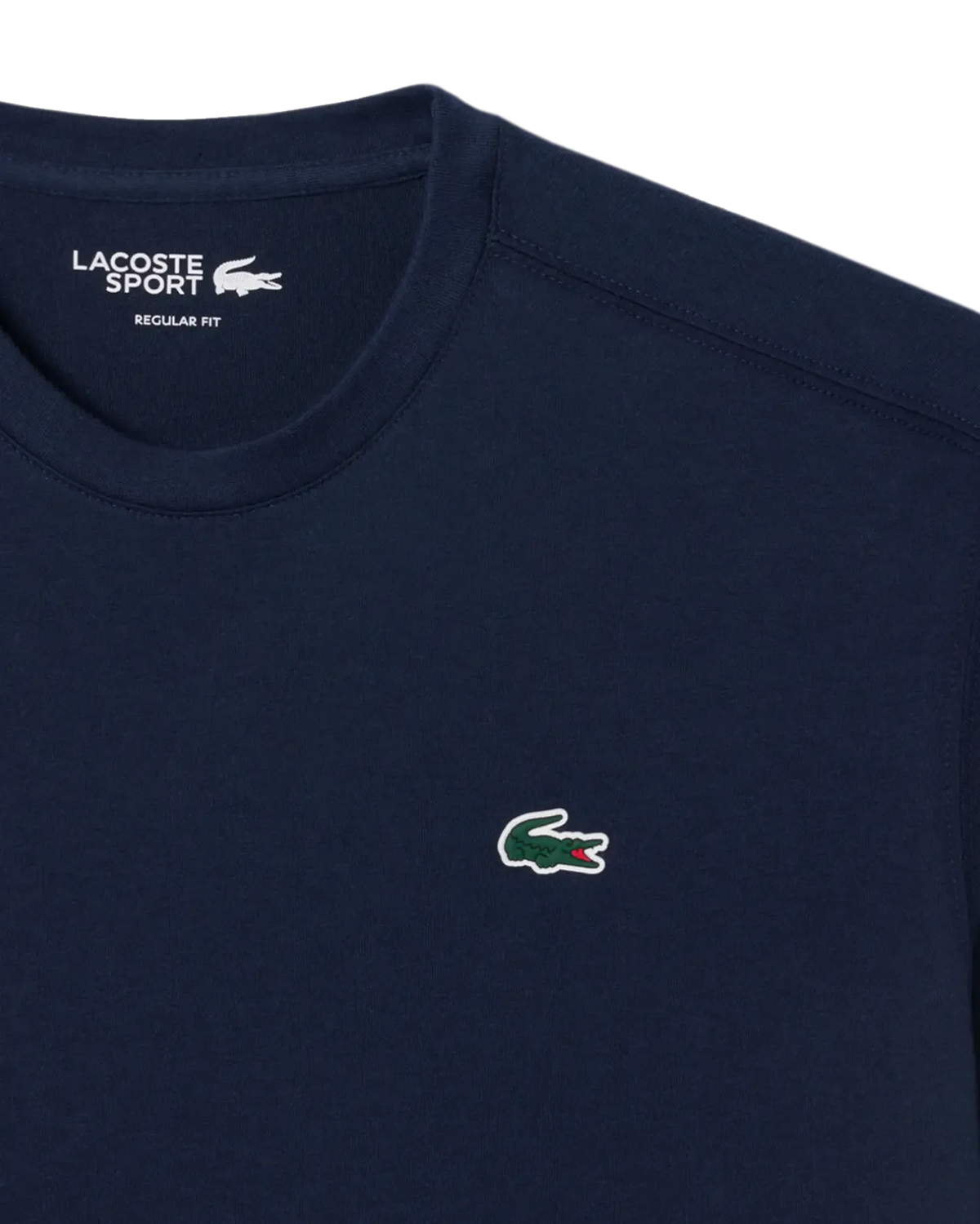Lacoste Lacoste Carry Over Poly/Cotton T-Shirt - Navy T-Shirt