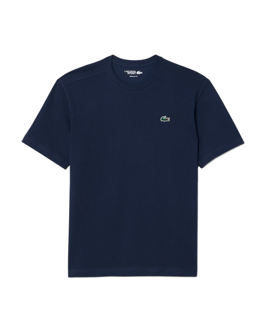 Lacoste Lacoste Carry Over Poly/Cotton T-Shirt - Navy T-Shirt