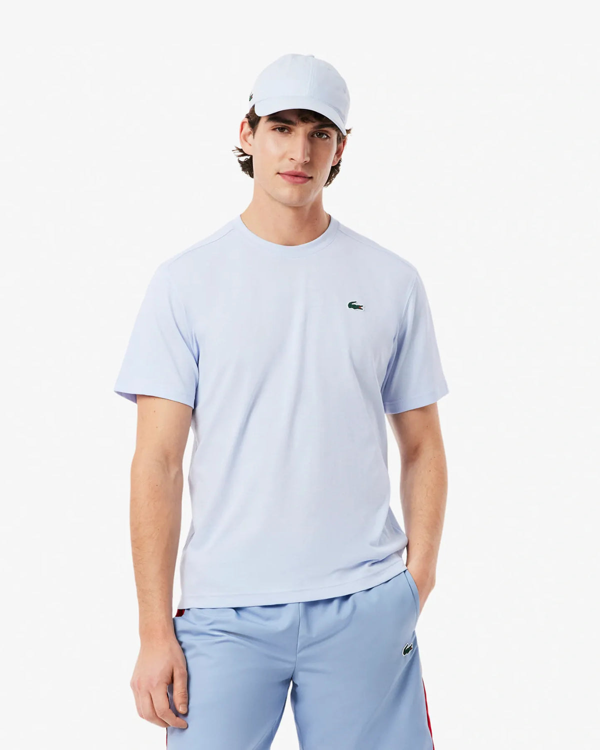 Lacoste Lacoste Carry Over Poly/Cotton T-Shirt - Phoenix Blue T-Shirt