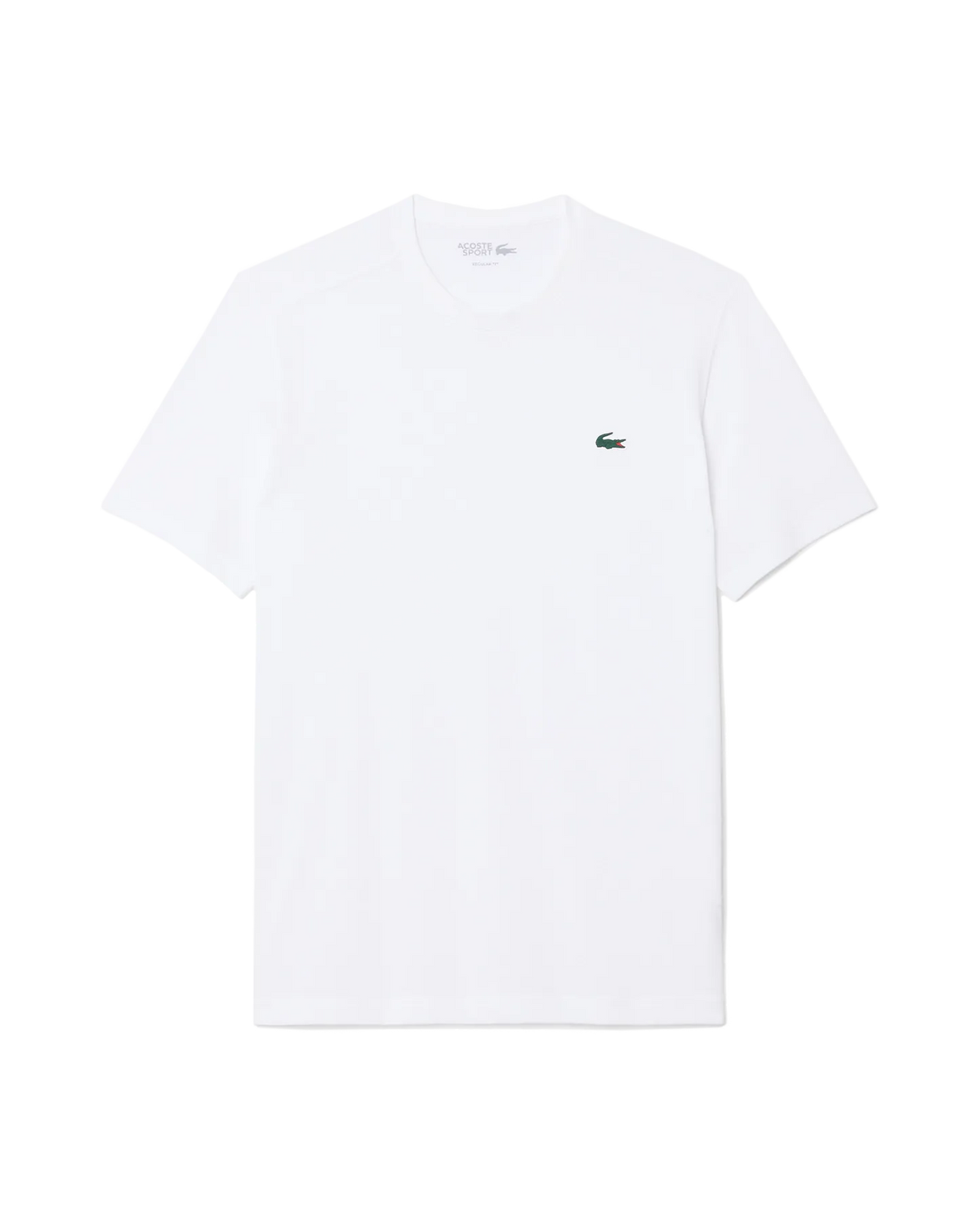 Lacoste Lacoste Carry Over Poly/Cotton T-Shirt - White T-Shirt