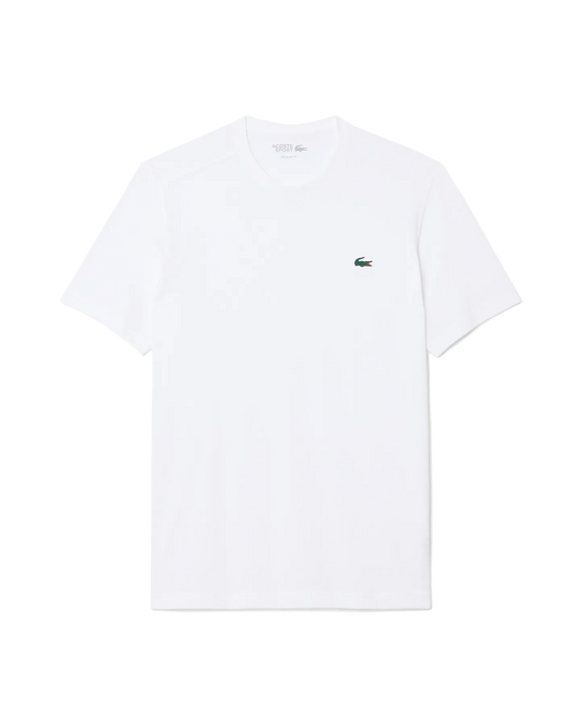 Lacoste Lacoste Carry Over Poly/Cotton T-Shirt - White T-Shirt
