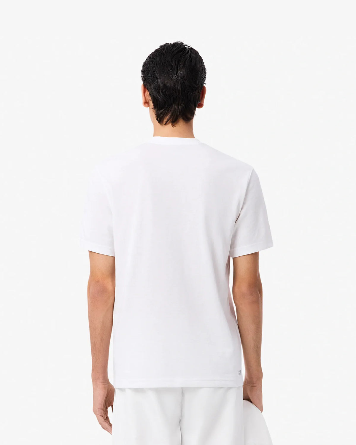 Lacoste Lacoste Carry Over Poly/Cotton T-Shirt - White T-Shirt