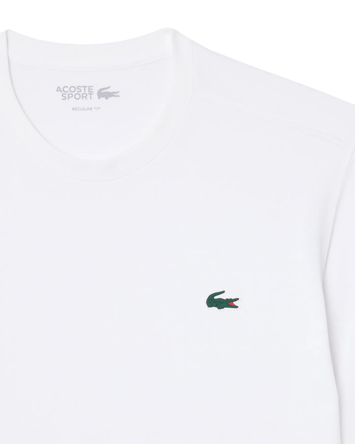 Lacoste Lacoste Carry Over Poly/Cotton T-Shirt - White T-Shirt