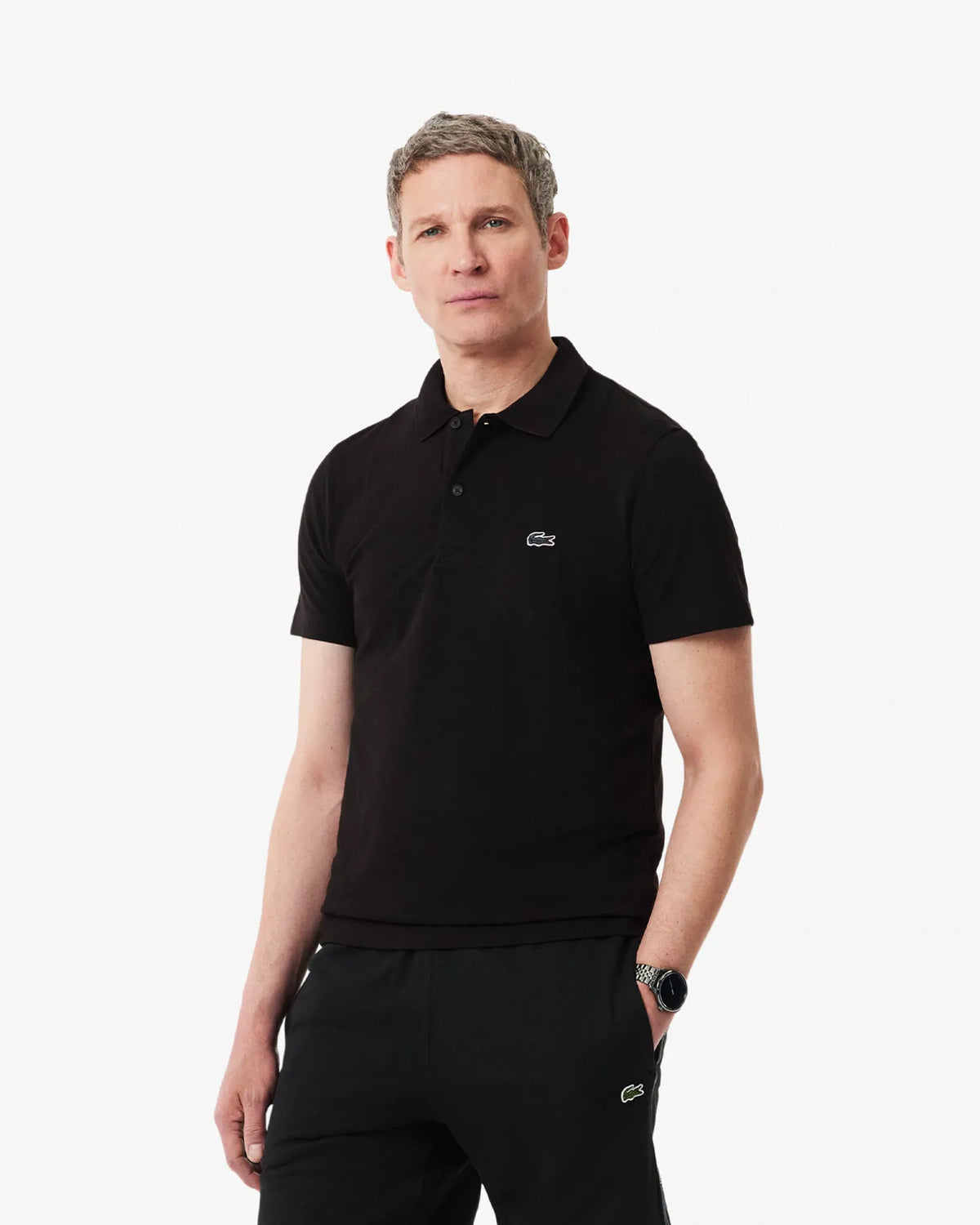 Lacoste Lacoste Core Ottoman Polo - Black Polo Shirt