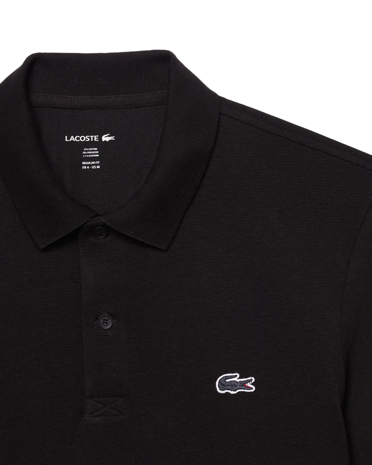 Lacoste Lacoste Core Ottoman Polo - Black Polo Shirt