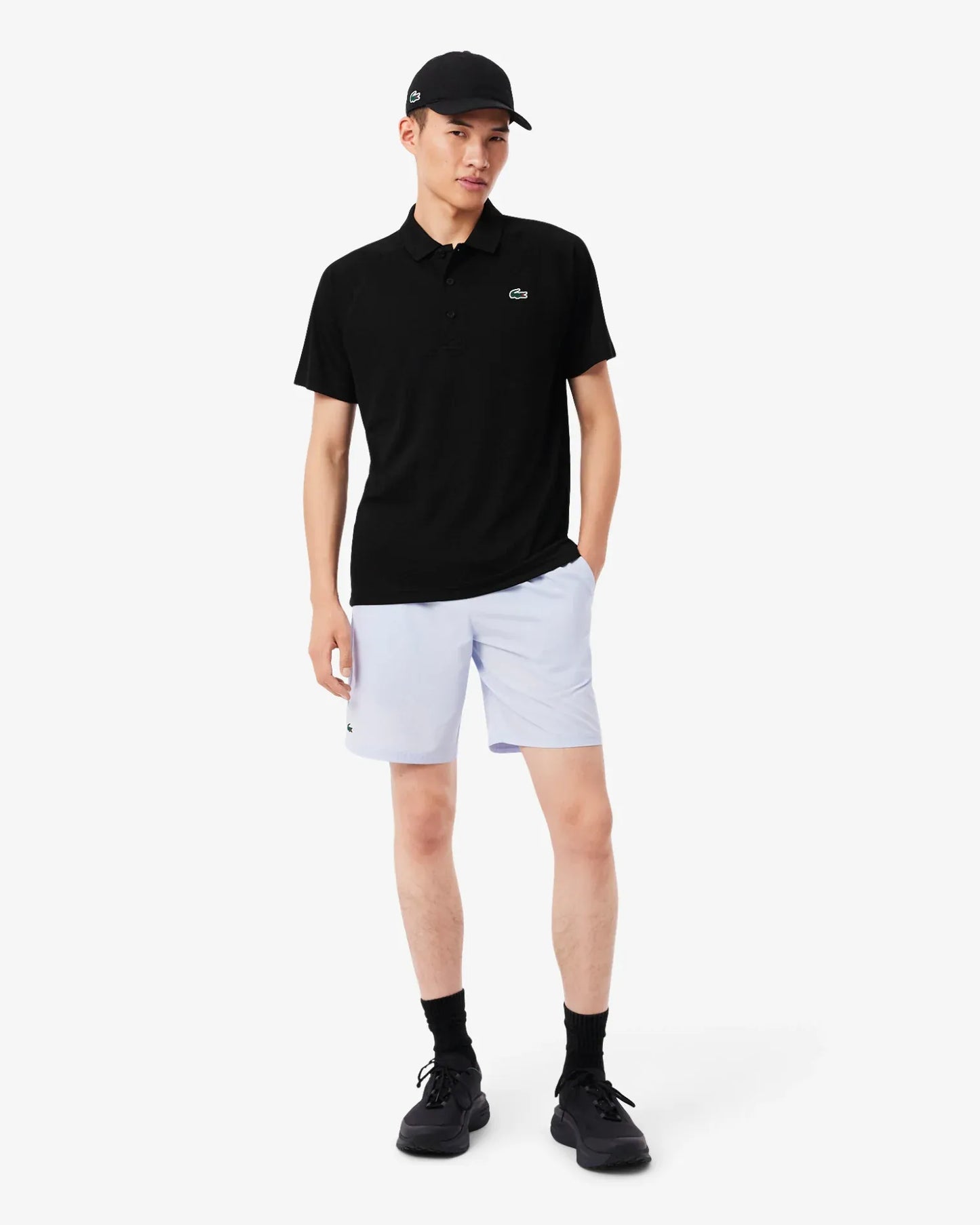 Lacoste Lacoste Core Raglan Polo - Black Polo Shirt