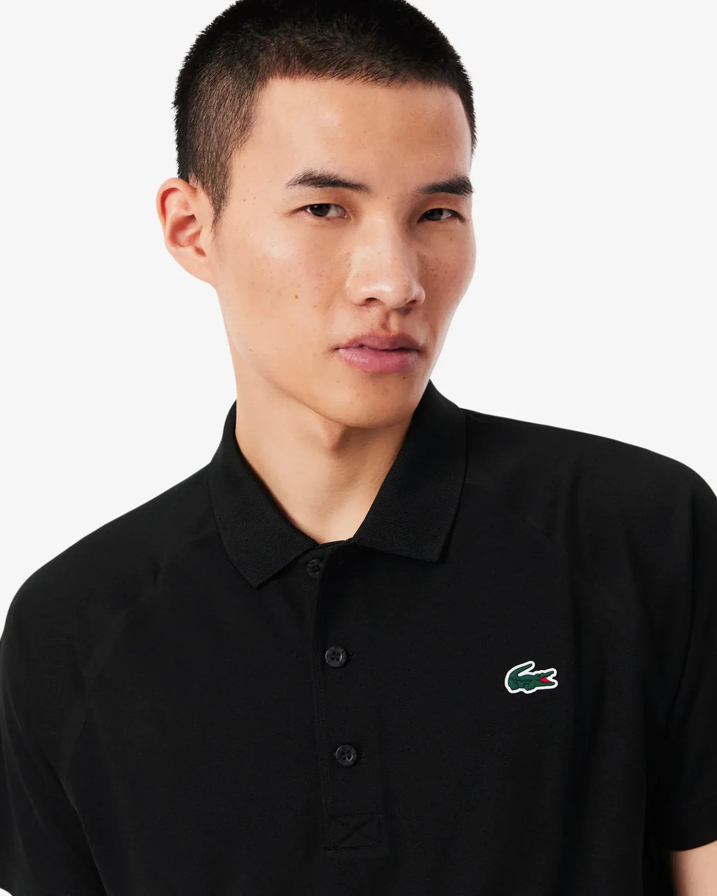 Lacoste Lacoste Core Raglan Polo - Black Polo Shirt