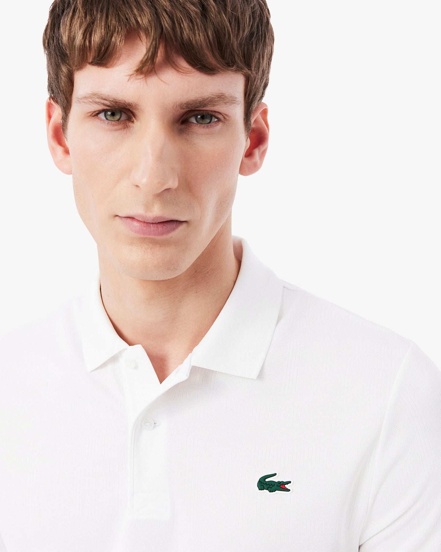 Lacoste Lacoste Daniil Medvedev Polo (WMB) - White Polo Shirt