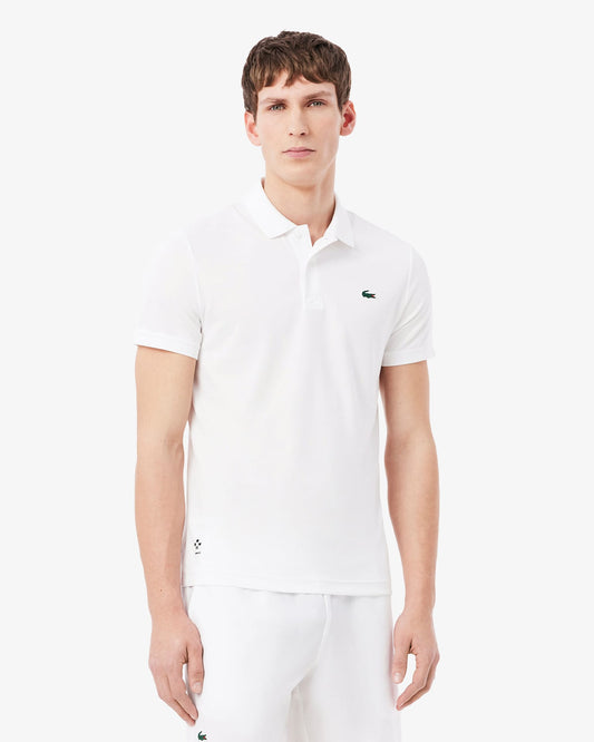 Lacoste Lacoste Daniil Medvedev Polo (WMB) - White Polo Shirt