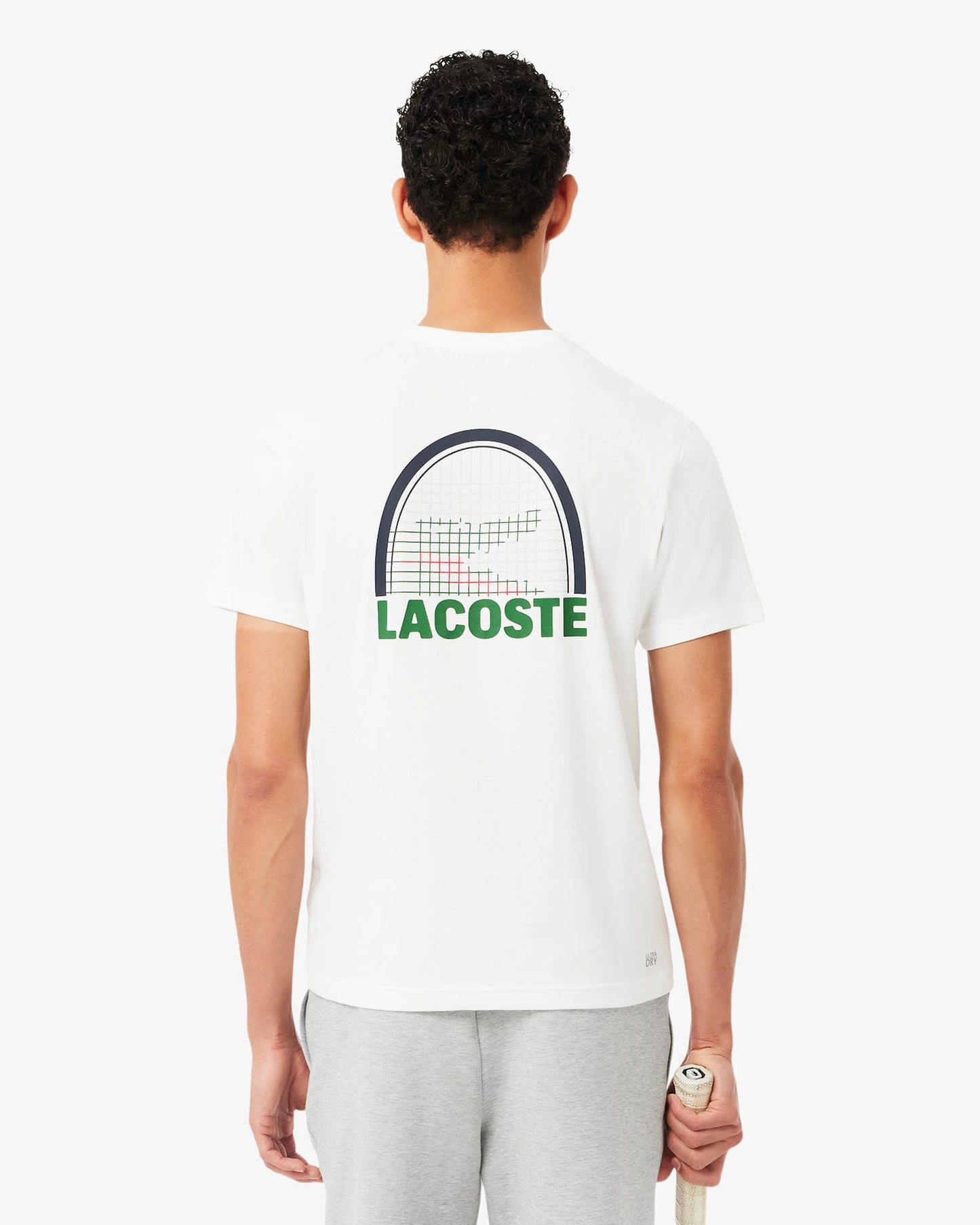 Lacoste Lacoste Daniil Medvedev T-Shirt (WMB) - White T-Shirt